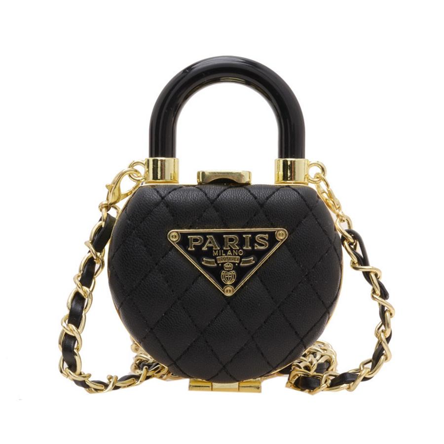 

Женская Модная Мини Сумка для Помады Сумка через Плечо на Цепочке