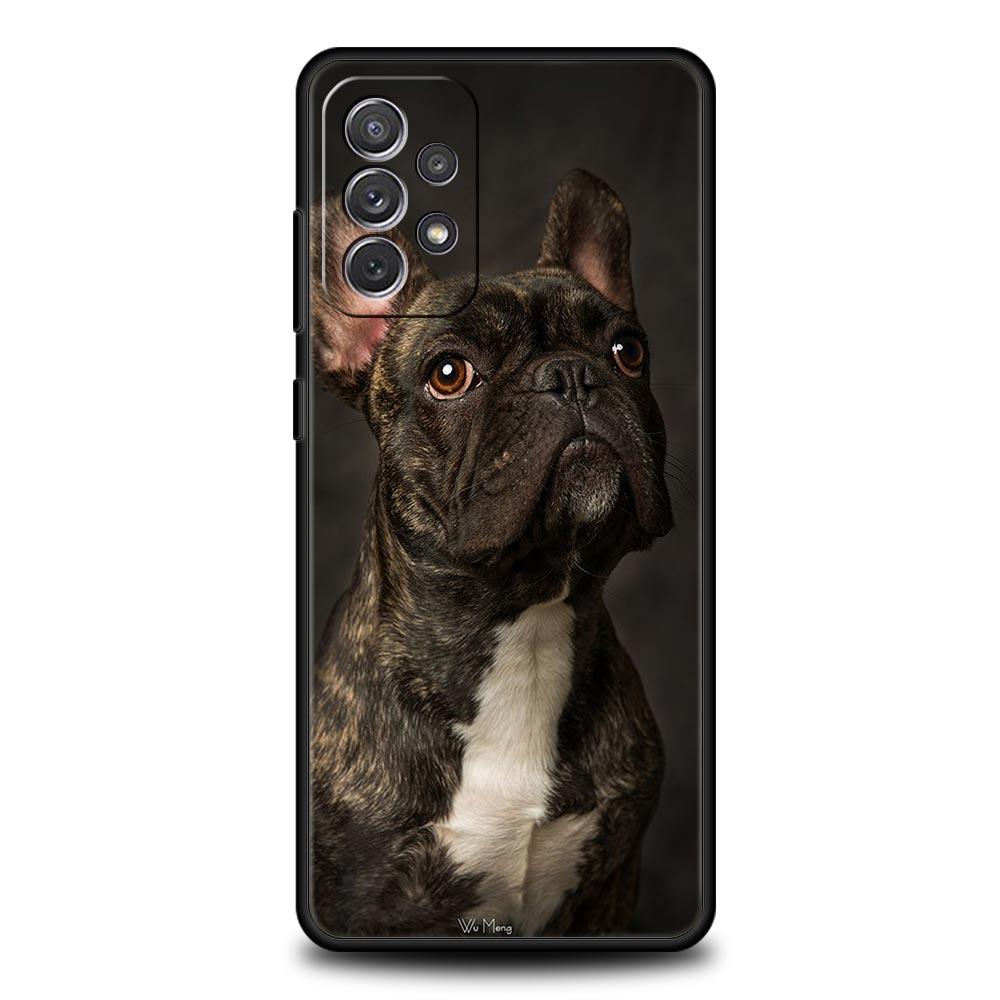 French Bulldog Dog Pet Phone Case For Samsung A15 A13 A51 A71 A41 A31 A21S A03S A05 A35 A32 A55 A23 A25 A33 A53 A73 5G Cover