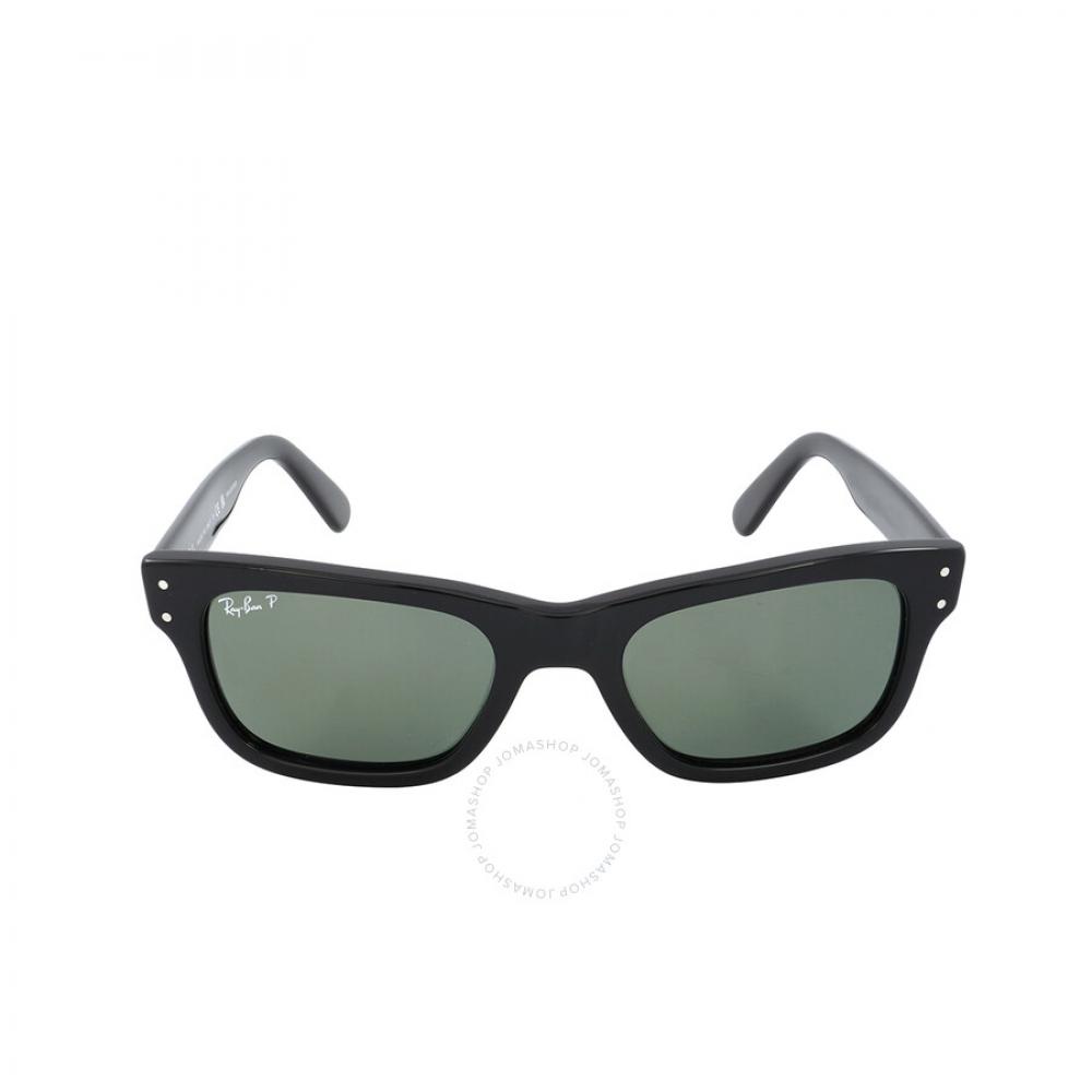 

Ray Ban Burbank Polarized Green Rectangular Men s Sunglasses RB2283 901 58 52