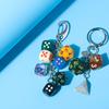 Fashion Star Keychain Zinc Alloy Waist Charms Dice Ironworks Rope Knot Buckle Design Bag Pendant Mountaineering Belt Buckle