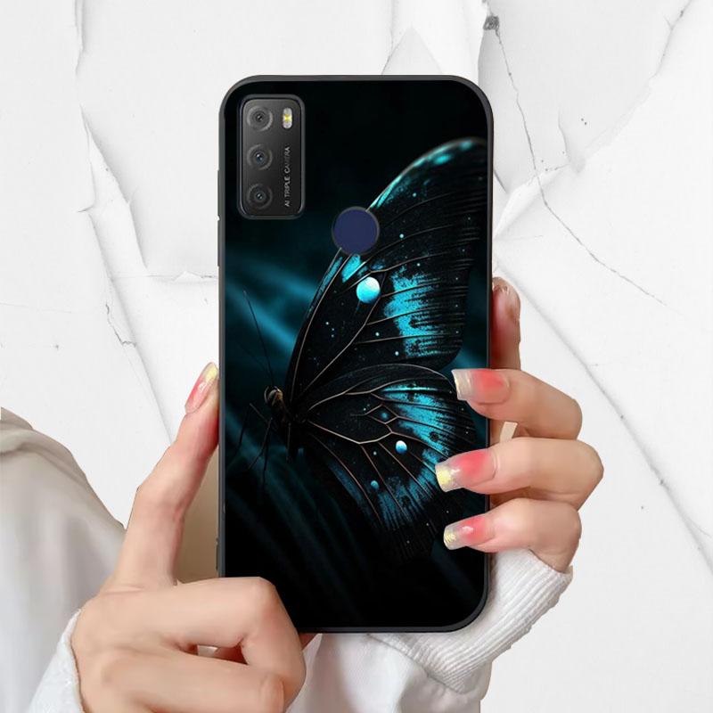 For Alcatel 1S 2021 Case 6025H 6025D Fashion Silicone Soft TPU Phone Cover For Alcatel 1 S 2021 1S(2021) Case Funda Coque Bumper