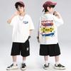 Skateboard Pattern Design Children's Tops Summer Boys Girls Short Sleeve T-shirts Cotton Korean Kids Clothes