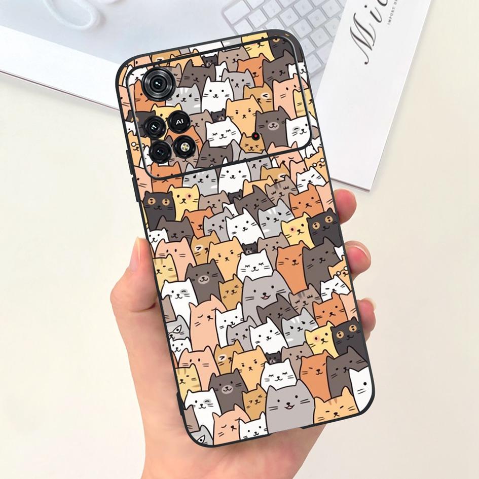 For Xiaomi Poco M4 5G Case Fashion Painted Shockproof Silicone Soft TPU Back Cover For Xiaomi Poco M4 Pro 5G Funda PocoM4 Bumper