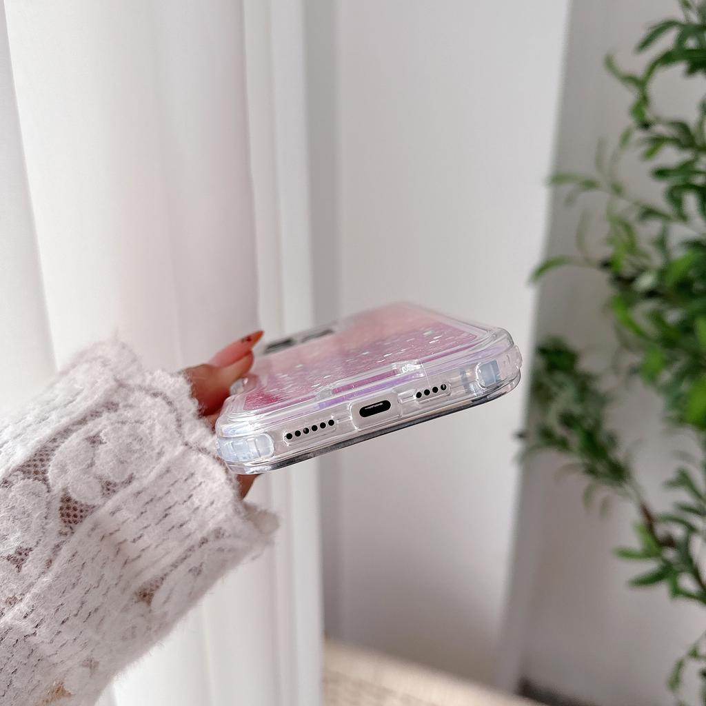 For iPhone 16 Pro Max Case Glitter Epoxy TPU PC Phone Back Cover Detachable 2 in 1