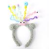 1PC Cartoon Sausage Mouth Wool Roll Hairbands Kids Lovely Funny Headband Ornament Hoops Band Hair Accessories Autumn And Winter