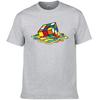 Summer Cotton T-Shirt Rubik's Print T Fun Fashionable T-Shirt Tops Unisex Men's Short Sleeve Cool European Size T-Shirt