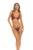 Bordeaux Red Two-Piece Set Including Bra and String Ren53031 Bur