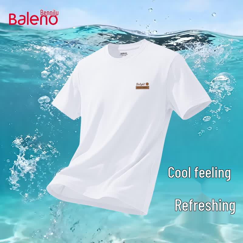 Baleno Men's American Style Ice Silk Cooling Pique T-Shirt
