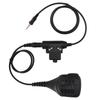 Speaker Shoulder Mic 7.1mm Shoulder Microphone with U94 PTT for Yaesu Vertex VX?6R VX?7R