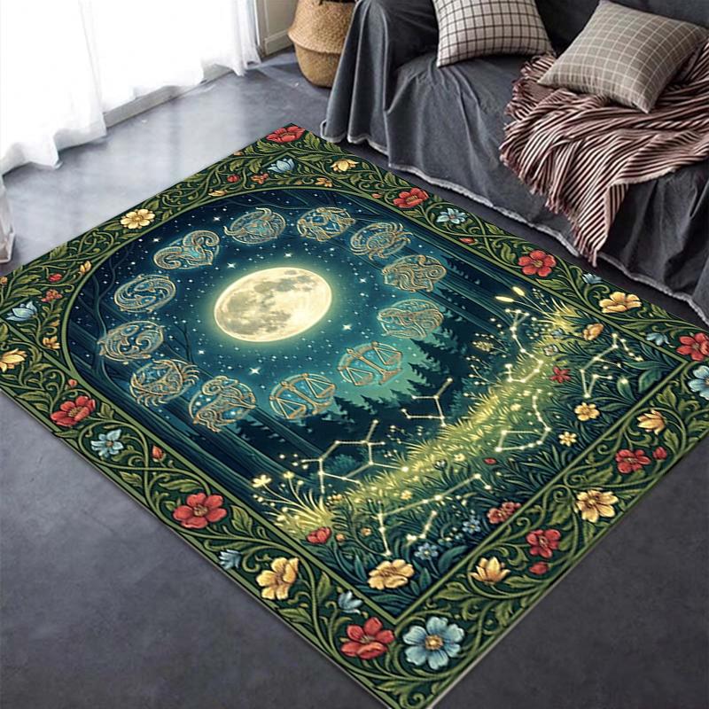 2025 New constellations Carpet Rug for Living Room Bedroom Home Sofa Decoration,Kids play Non-slip Floor Mat147