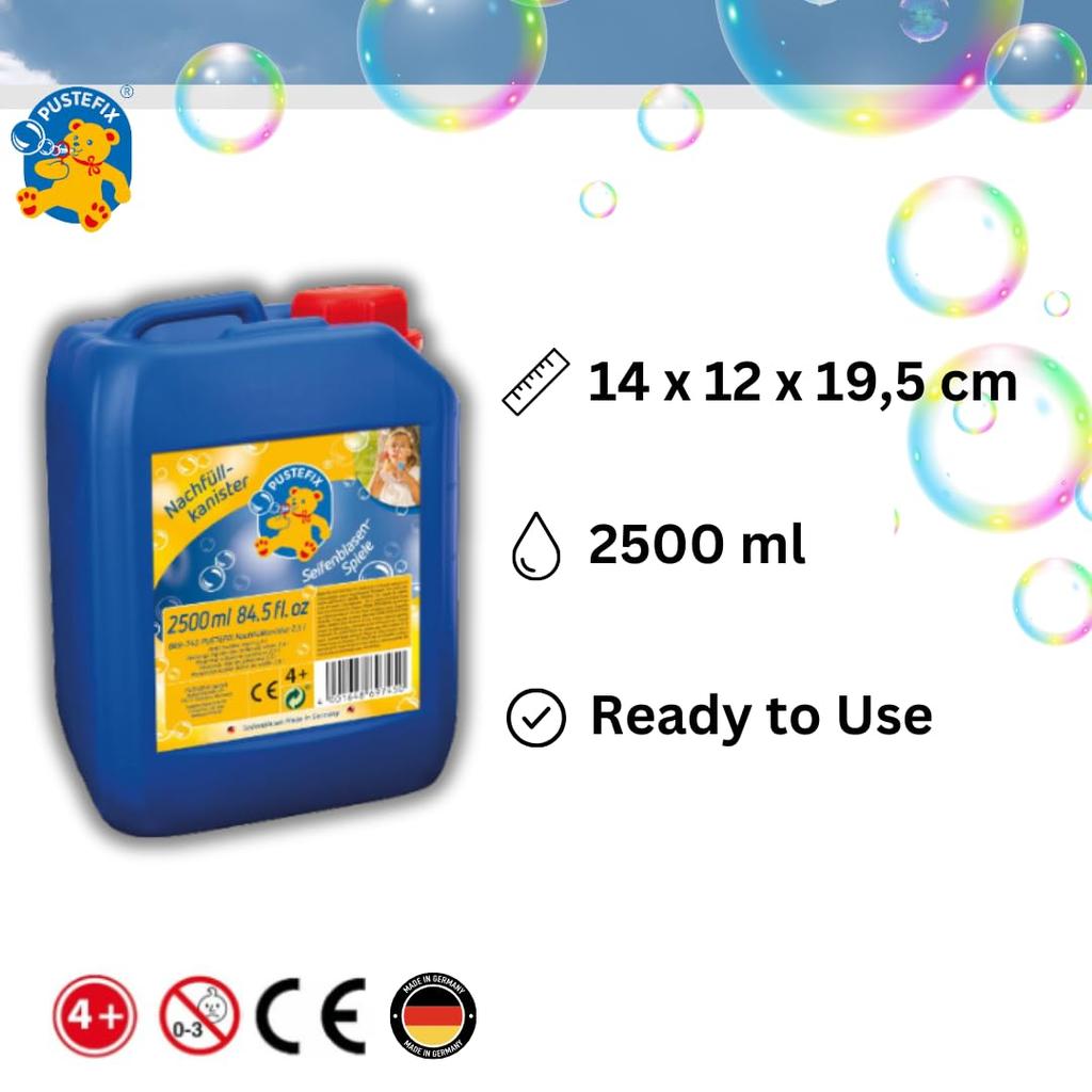 Pustefix Nachfullflasche 2,5 Liter, 1Stuck
