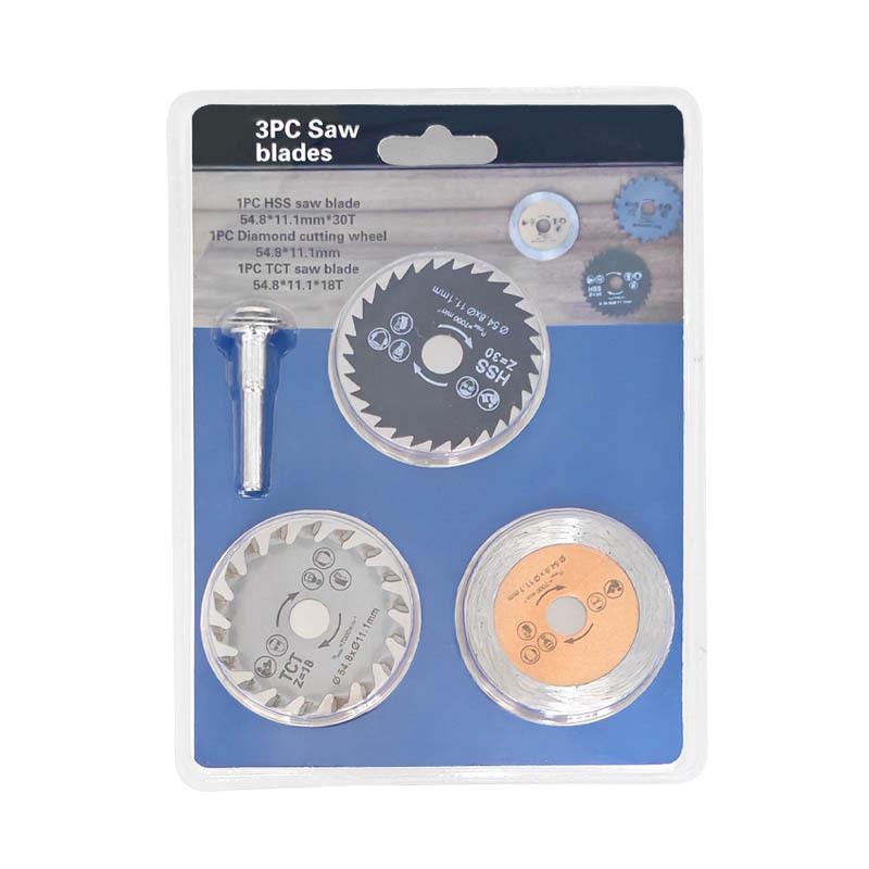Yun Bei Ya Mini Mesh Circular Saw Blade Pack for Woodworking & Metal Cutting