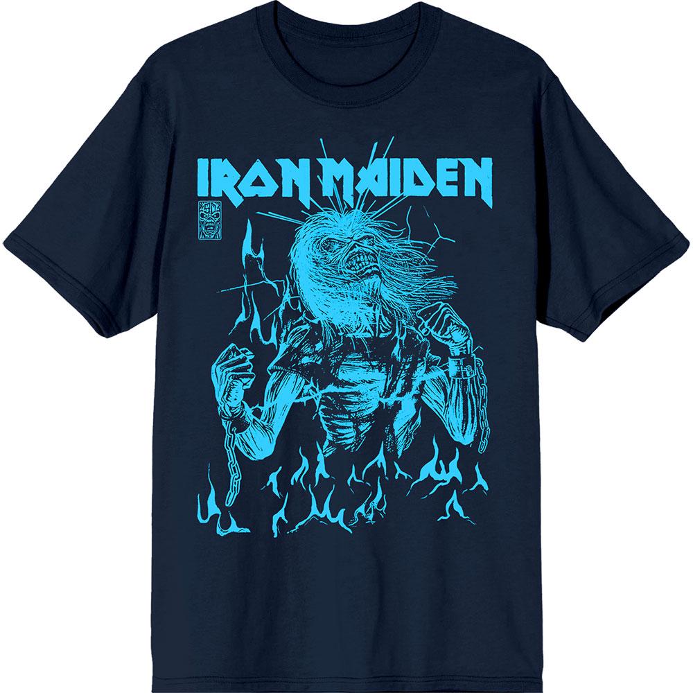 Iron Maiden Unisex Adult 50 Life After Death Flames T-Shirt