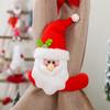Christmas Curtain Buckle Tieback Cartoon Santa Claus Snowman Blind Cramp Ring Drape Window Decoration Navidad Restaurant
