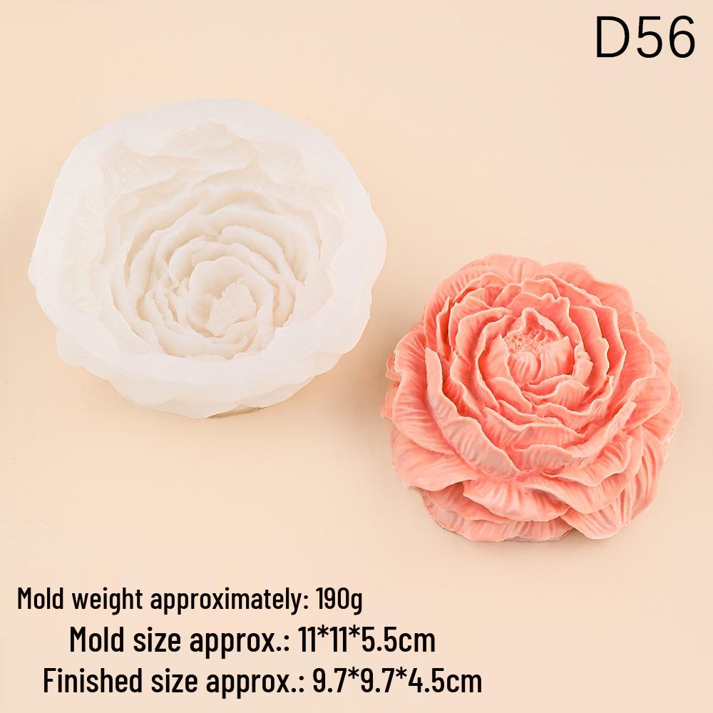 Peony Mold - Silicone
