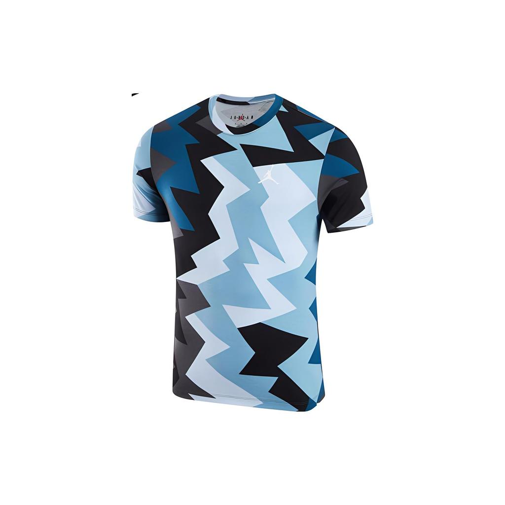 Jordan Casual Round Neck Printed Short Sleeve T-Shirt Men Tops Floral FB7356-425