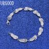 925 Sterling Silver Fashion Gift Shoe-Shaped Bracelet Jewelry