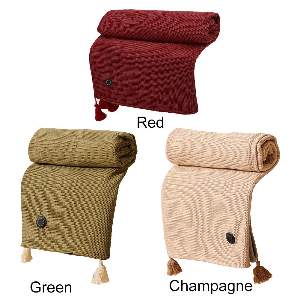 Wearable Heating Electric Blanket Shawl 3 Heating Levels USB Heated Blanket Shawl Portable Body Warmer Blanket