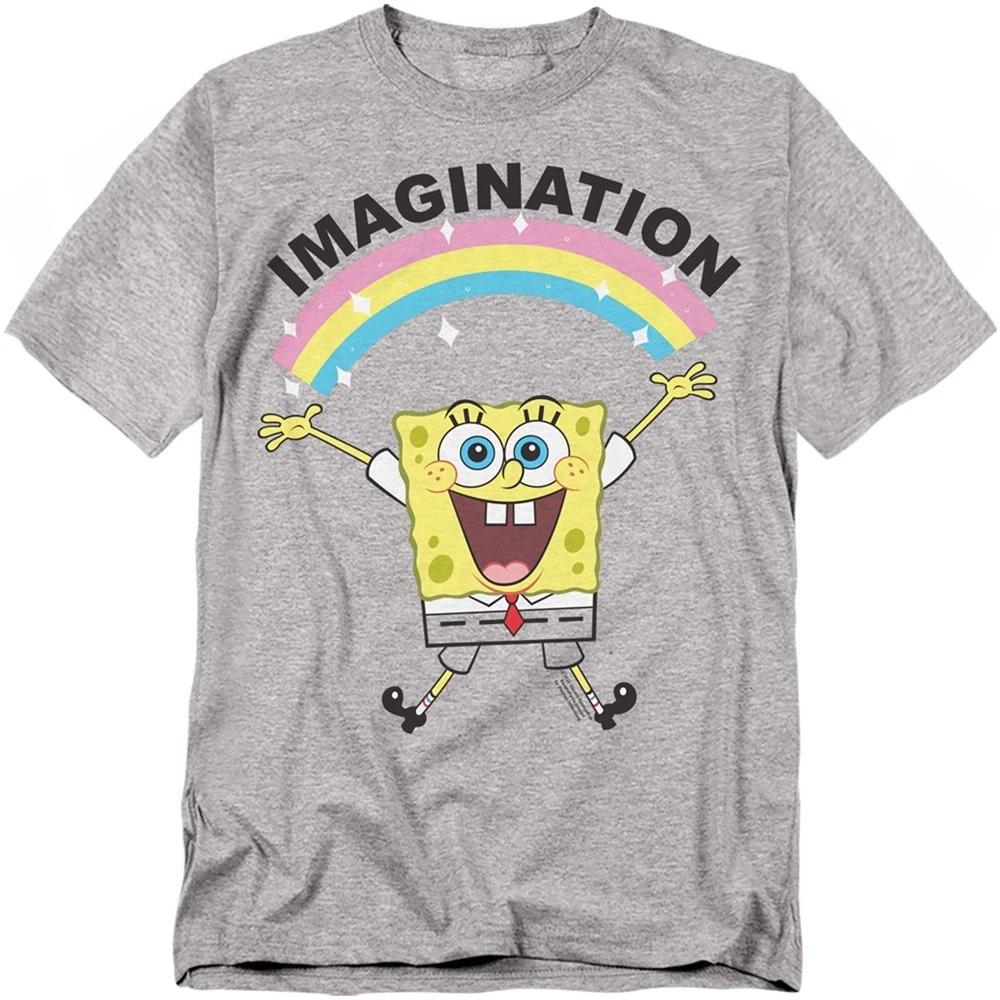 SPONGEBOB SQUAREPANTS SIMPLE IMAGINATION Licensed Adult Graphic Tee Shirt SM-5XL S