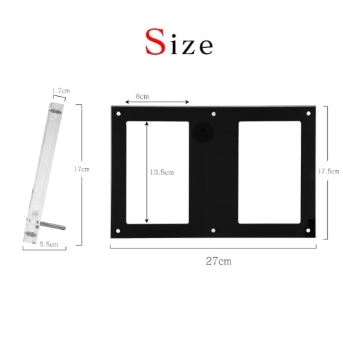 FUNKS PSA Loader, Dual Magnetic Loader, UV Protection, Black Storage Case, 2 Cases, Storage Stand, Magnetic Loader, Magnetic Holder, Appraisal Display