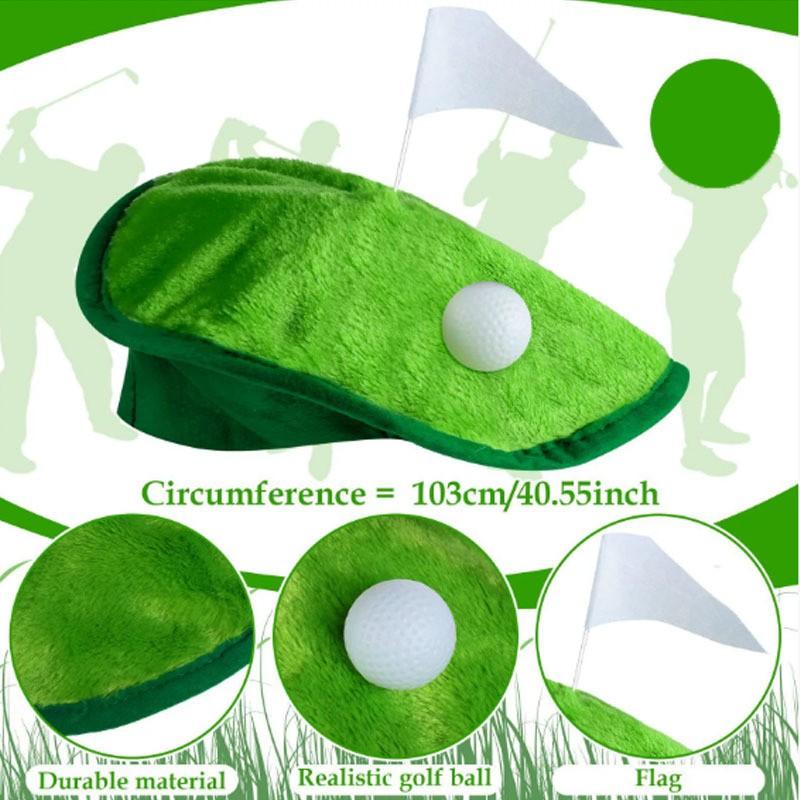 Golf Player Beret with Golf Flag Party Personalized Hat