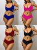 European American Sexy Slimming Ins Style Cross Beach Bikini - Women's 2024 Swimsuit