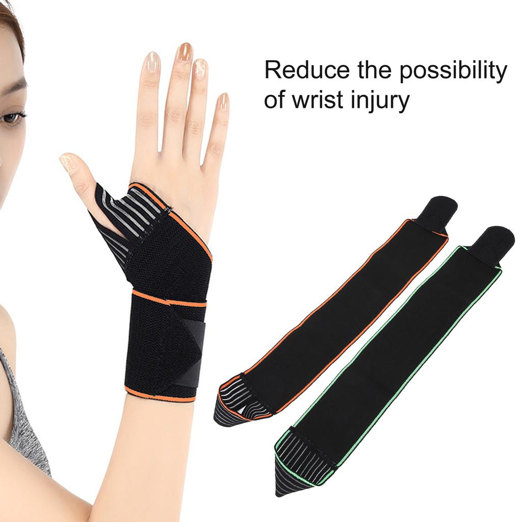 2pcs Wrist Support Bandage High Elastic Fitness Wrist Protective Bandage Wristband