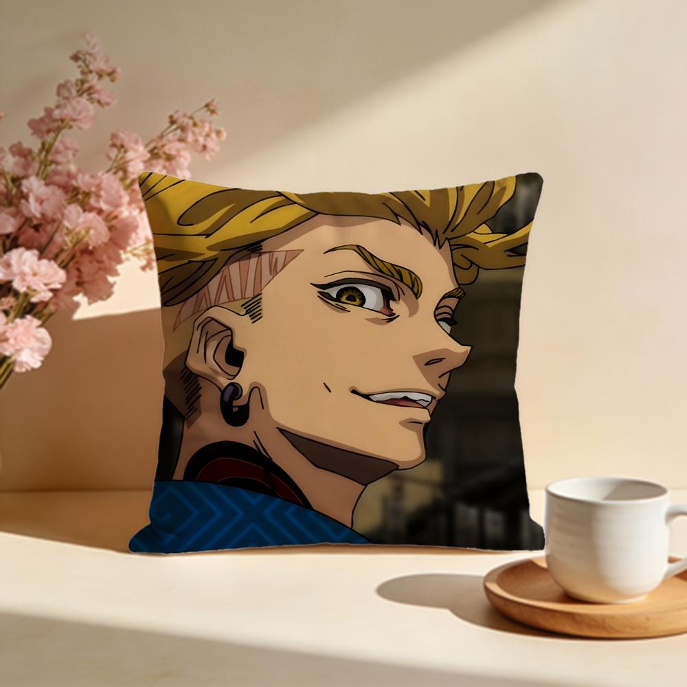 Hot GGachiakutaing Cushion Cover Stylish Washable Pillow Cover Ideal for Couch Bedroom Car Decoration