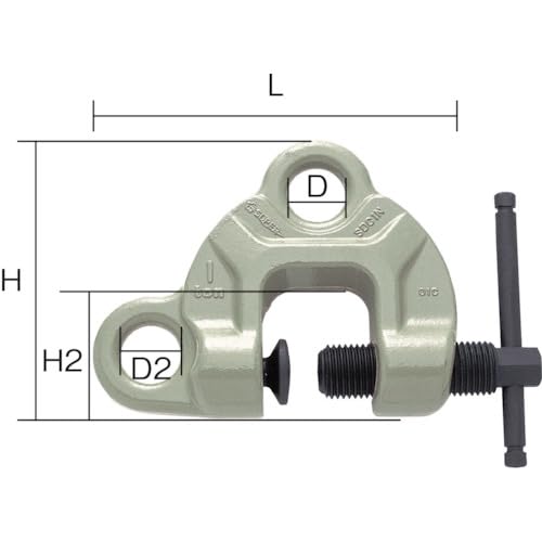 SUPERTOOL Screw Cam Clamp PAT. (Double Eye Type) SDC0.5N