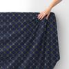 Royal Velvet Fabric Polyester For Sewing - Motif Golden Anchors