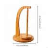 Wooden Yarn Spool Stand Smooth Finished Knitting Stable Base Crafting Accessory Single