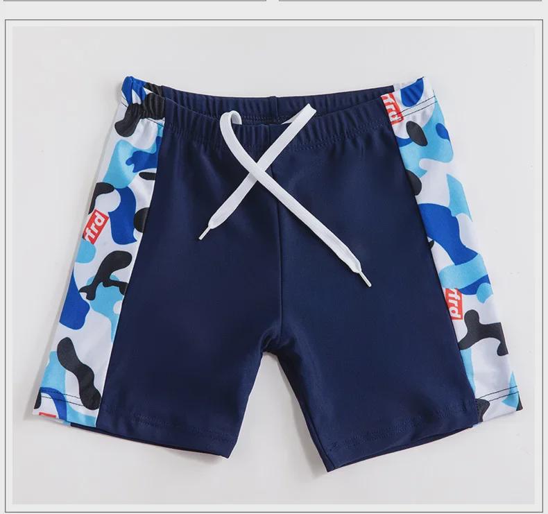 Langarm-Zweiteiler-Badeanzug mit Sonnenschutz für Jungen