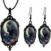 Fashion Necklace and Earring Set - 3 Piece Jewelry Set for Women