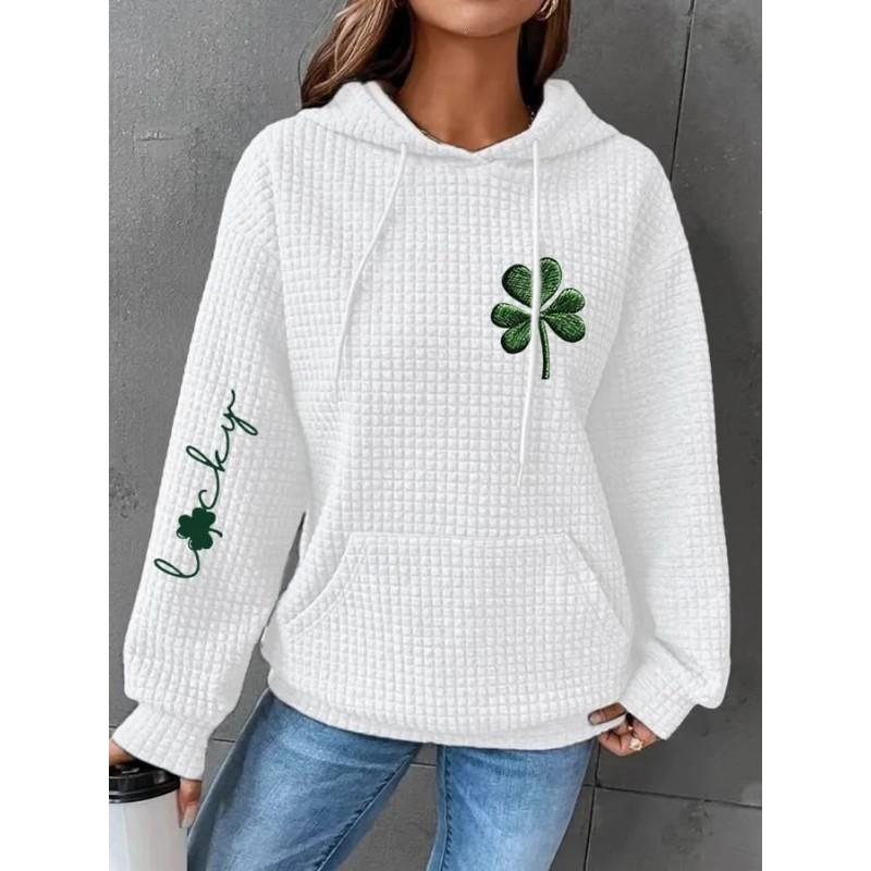 2026 Fall Womens Hooded Sweatshirt 3D Print Streetwear Casual Top
