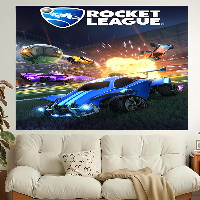 1pc Game Rocket league Tapestry, Living Room, Bedroom, Office, Party Decor, Ideal Festive Gift