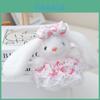 Elegant Plush Bunny Keychain With Realistic Design For Girls And Teens