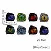 2PCS Simulation Dragon's Eye Car Pillowcase Car Seat Headcover  Gift for Car Lover