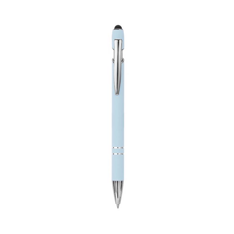 Custom Logo Colored Metal Gel Ballpoint Pen for Signing & Touchscreen Use