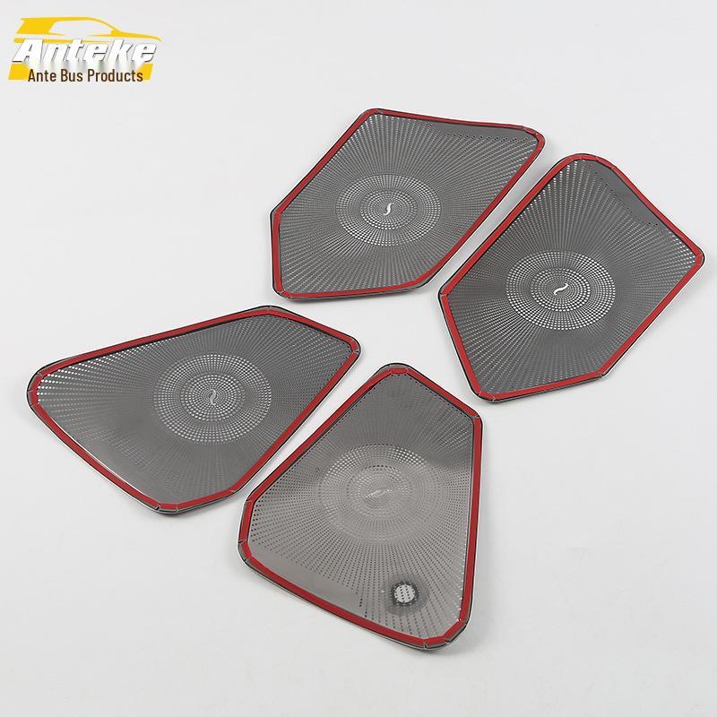 Sportage Car Speaker Cover: Stainless Steel Door Speaker Decoration Panel Accessories