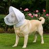 Andningsbar Nät Hund Skyddande Mask Öronskydd Skyddande Slöja Husdjur Huvudskydd Polyester Hund Bettskydd Husdjur Ansiktsskydd