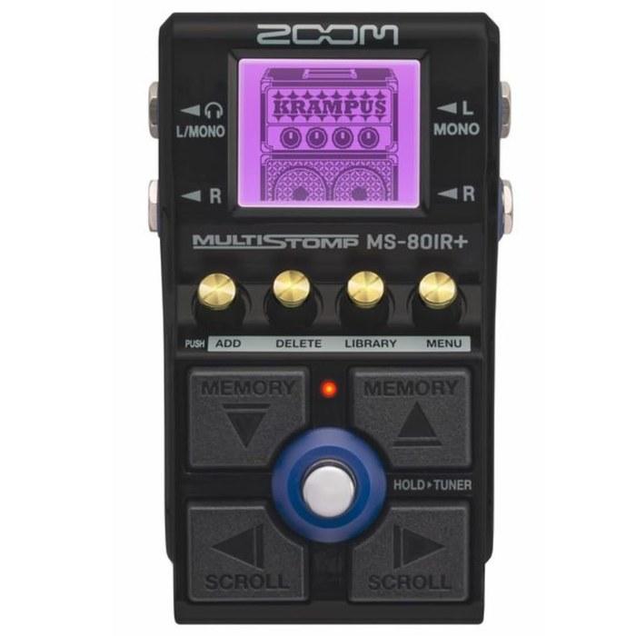 ZOOM MS-80IR Plus Multi-Stomp with IR, 23 Guitar Amps/80 Amp Sounds, 50 Presets, Black