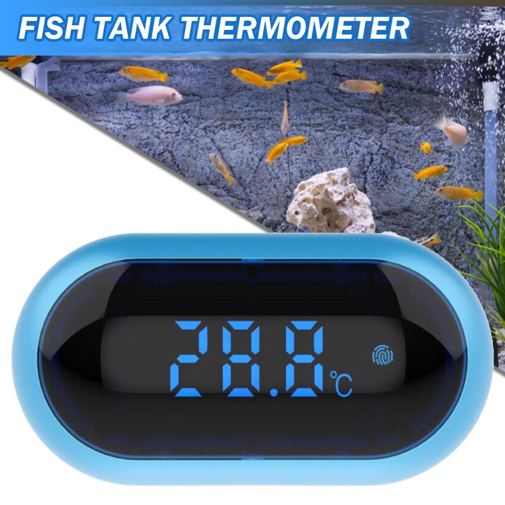 thumbnail image 2 of Aquarium Fish Tank Thermometer, One Hand Control High Accuracy Aquarium Digital Thermometer Intuitive With Large LCD Screen For Water Terrarium Temperature Mini Fish Tank Thermometer 2 of 12