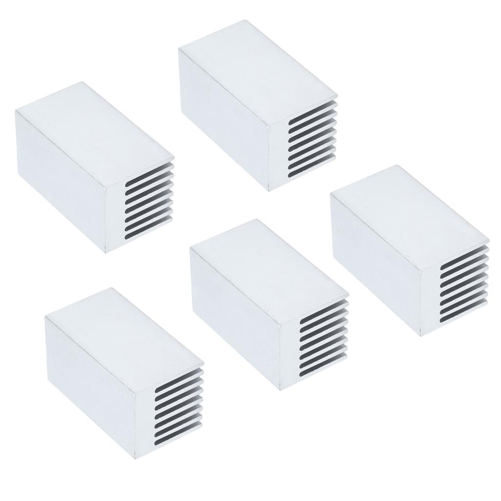 5Pcs Aluminum Heatsink Anodic Oxidation Cooling Heat Sink 51.6x28x28mm for Power Module