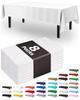 Pureegg Plastic Table Cloth Disposable 8 Pack, 54 x 108 Inch Table Cloths, Graduation Decorations Class of 2025, Graduation Party Tablecloths,