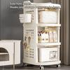 Snack Cabinet Cart Trolley Multi-Layer Snack Cabinet Cart Movable Bookshelf Rolling Drawer Storage Cabinets Drawer-Type Trolley