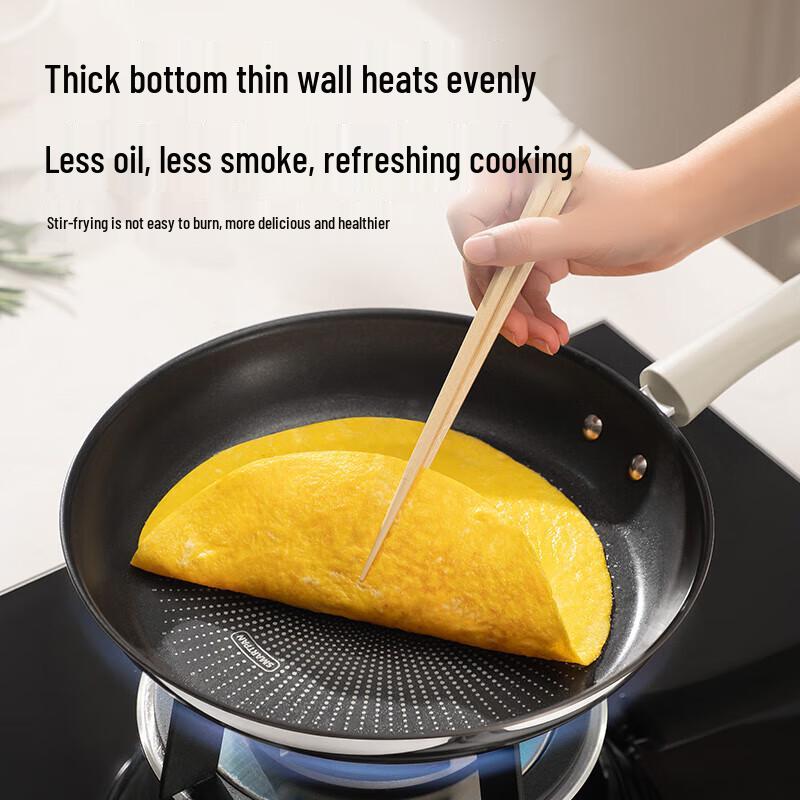 Supor 28cm Stainless Steel Frying Pan