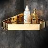 304 stainless steel corner triangle blue plate basket mesh basket bathroom pendant storage rack cosmetic rack  floating shelf