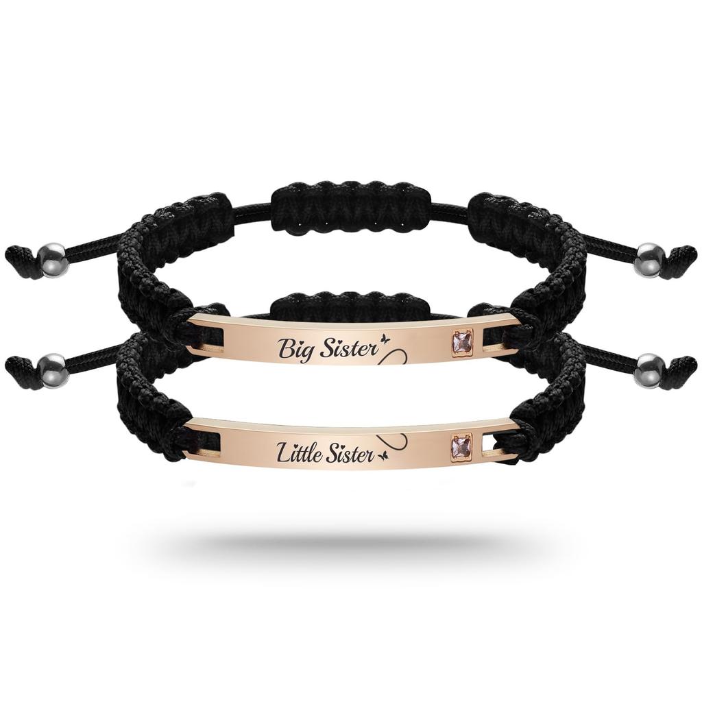 Stainless steel curved card couple set bracelet DIY lettering zircon inlaid love magnetic curved card couple bracelet