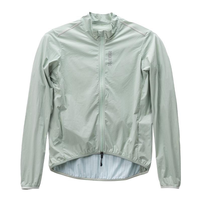 ROCKBROS Cycling Jacket Windproof Breathable Cycling Windbreaker Lightweight Foldable Anti-UV Cycling Jersey for Men Women