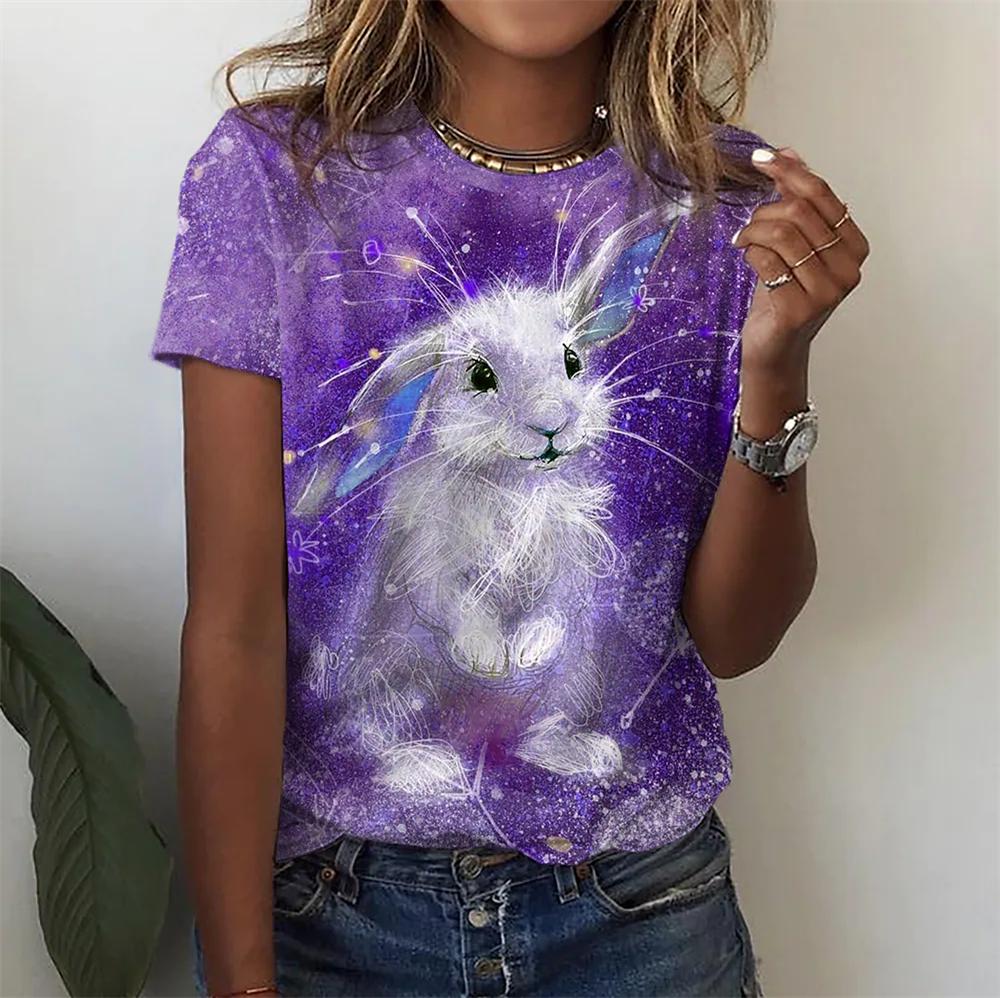 3D Flower Printing T-shirt For Women's Summer Tops Tees Fashion Casual Female T Shirt Oversized Y2k Woman Gilrs Clothing